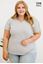 Picture of PLUS SIZE BLACK CRISSCROSS RIBBED KNIT TSHIRT